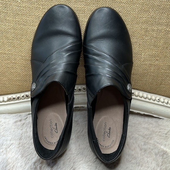 Clarks | Hope Roxanne Black Shoes, Size 7.5 - Picture 9 of 15